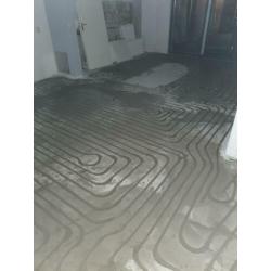 vloerverwarming aanleggen en infrezen