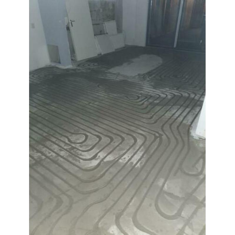 vloerverwarming aanleggen en infrezen
