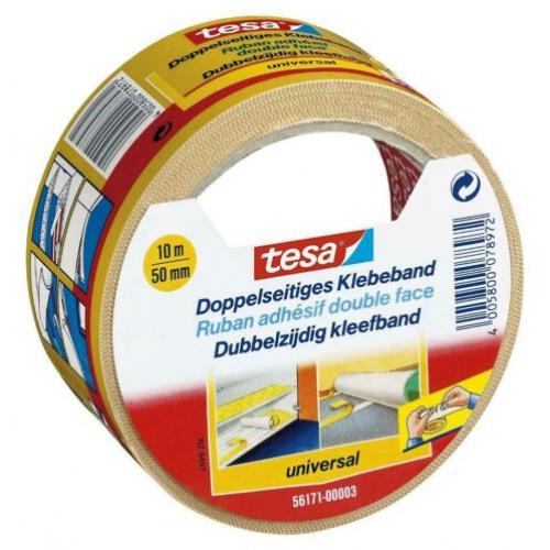 Dubbelzijdig Tape Kleefband Tesa 25m x 50mm. Aluminum Tape