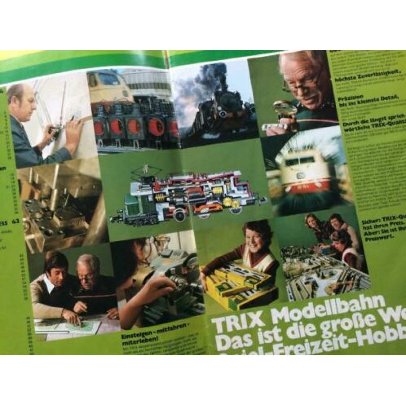 TRIX / MINITRX treinen catalogus uit 1975/76