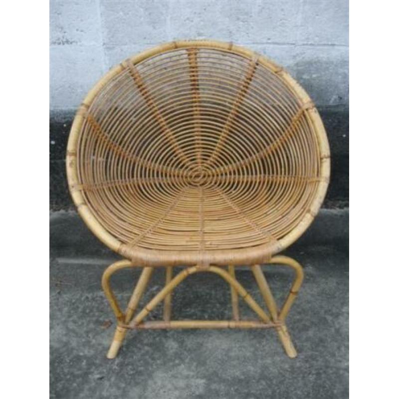 Fauteuil '60s ( rotan ) Retro/Vintage/Design