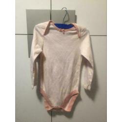 Roze meisje romper, maat: 92/98