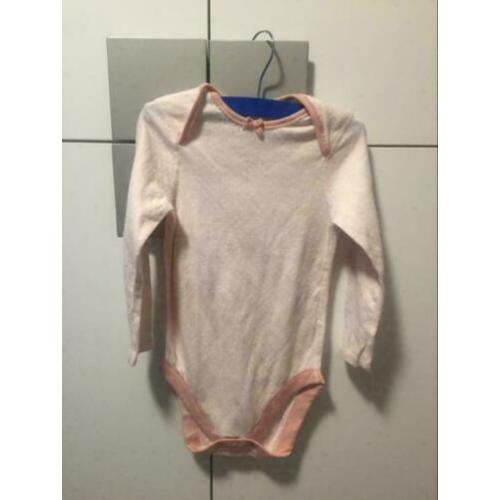 Roze meisje romper, maat: 92/98