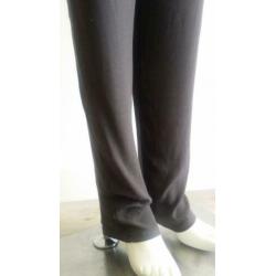 NEW Dames 42/44/L TRANSFER Broek donker Bruin zomer viscose