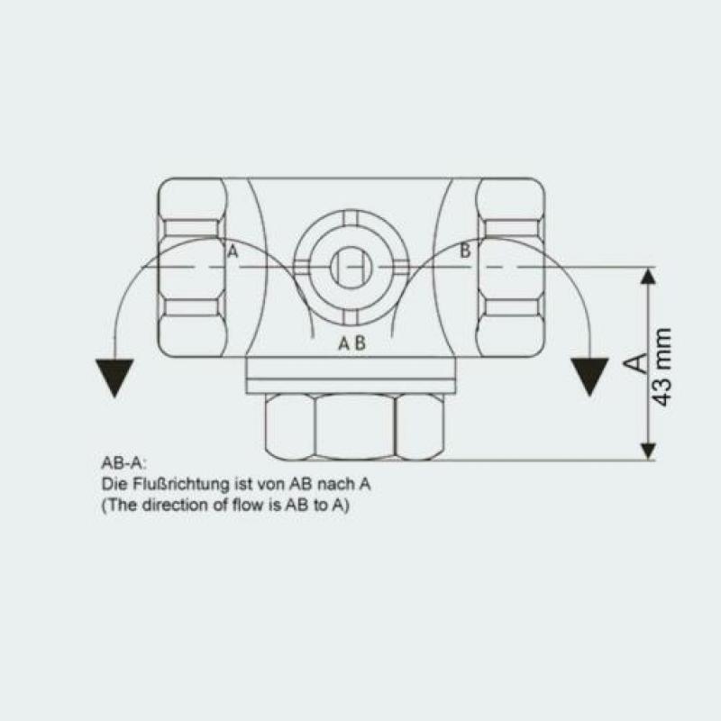 3-weg kogelkraan 3 / 4 " Zone Valve DQ320