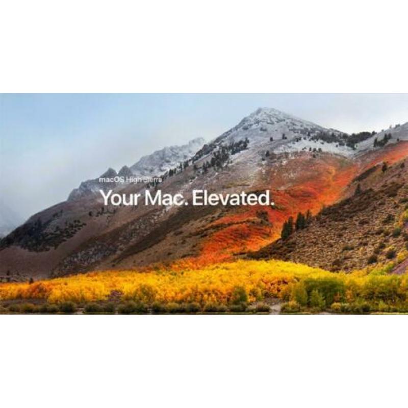 macOS High Sierra 10.13.6 USB voor niet ondersteunde Mac!