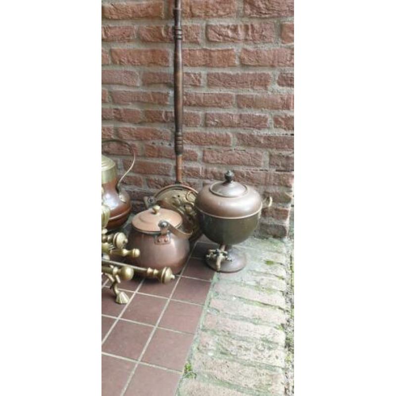 Antieke kraantjes kan ketels haardstel