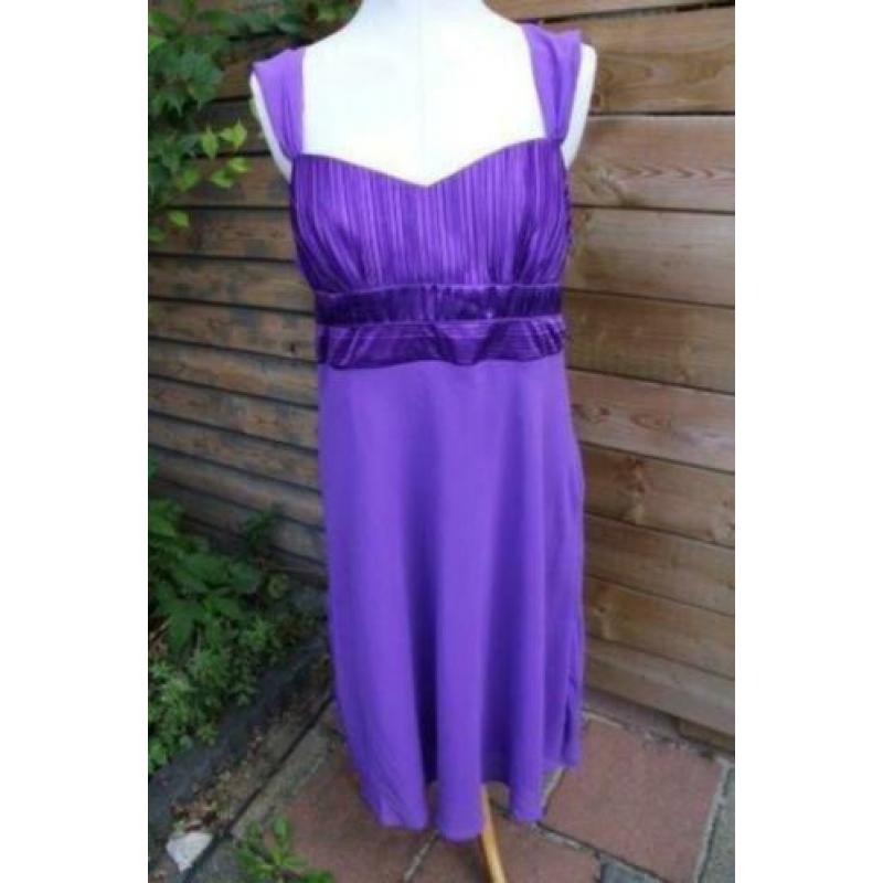 Jurk paars Fahion New York mt 3X (XXXL)