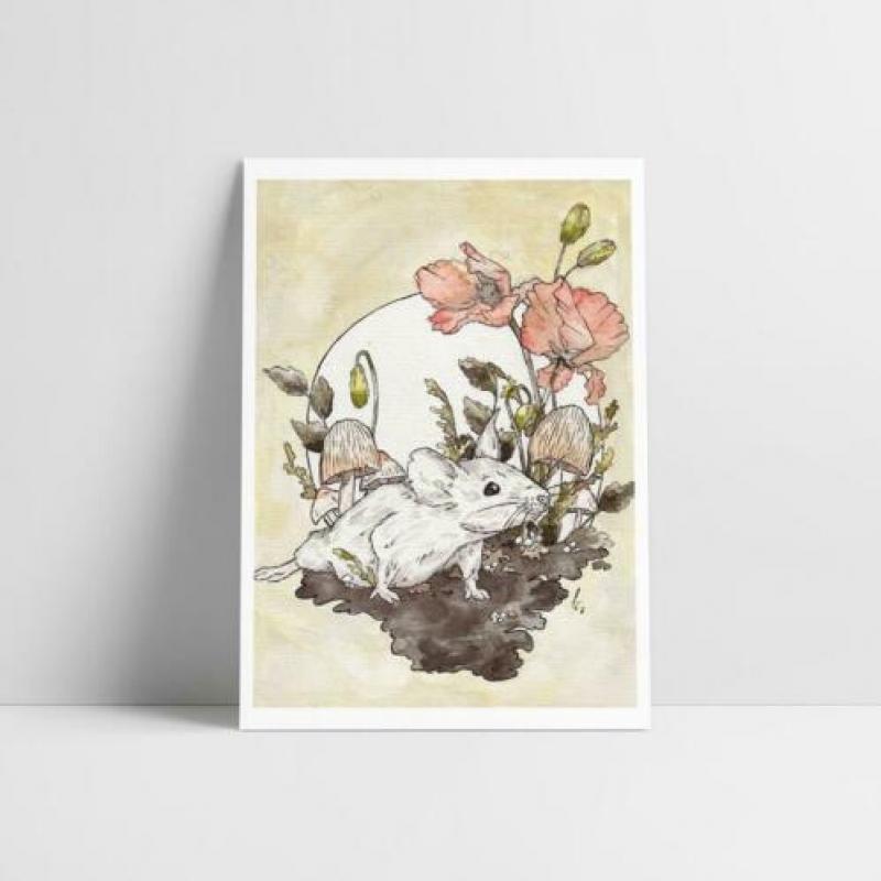 Illustraties naar eigen ontwerp van een van onze deelnemers