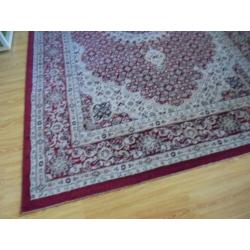 Turks tapijt/Oosters vloerkleed, BOSAN TIBET hoofdkleur rood