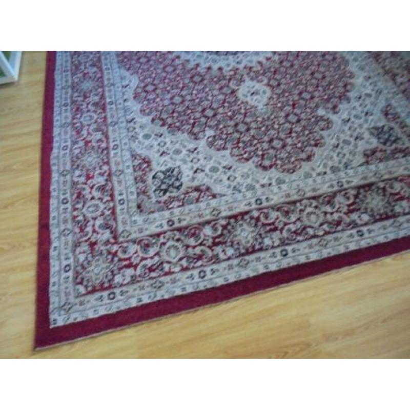 Turks tapijt/Oosters vloerkleed, BOSAN TIBET hoofdkleur rood