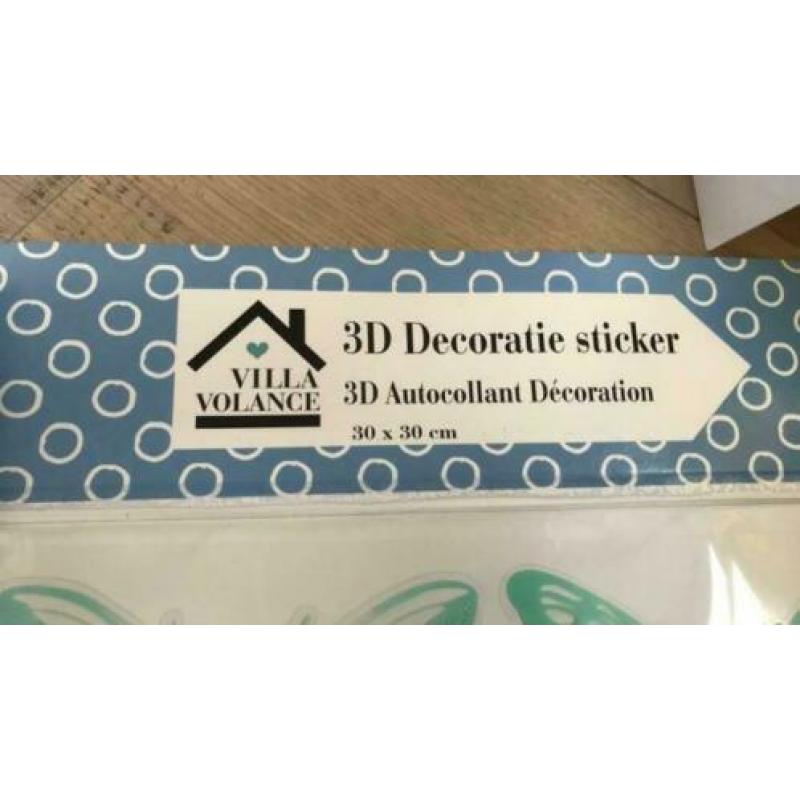 3D decoratieve stickers vlinders