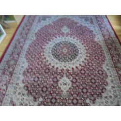 Turks tapijt/Oosters vloerkleed, BOSAN TIBET hoofdkleur rood