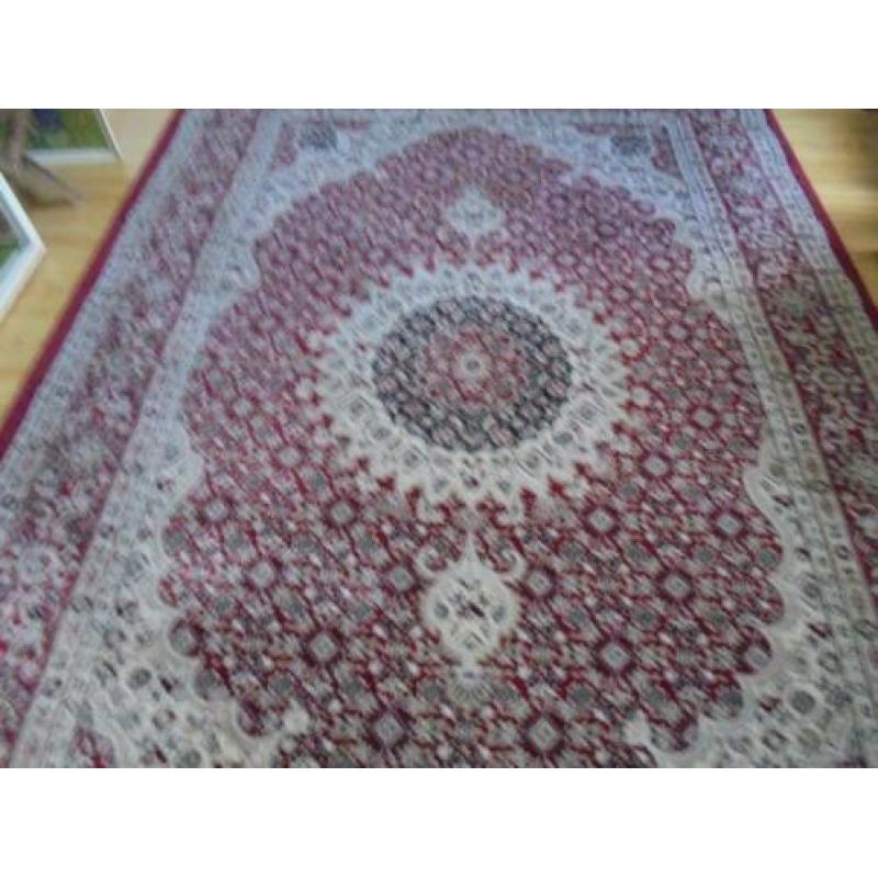 Turks tapijt/Oosters vloerkleed, BOSAN TIBET hoofdkleur rood