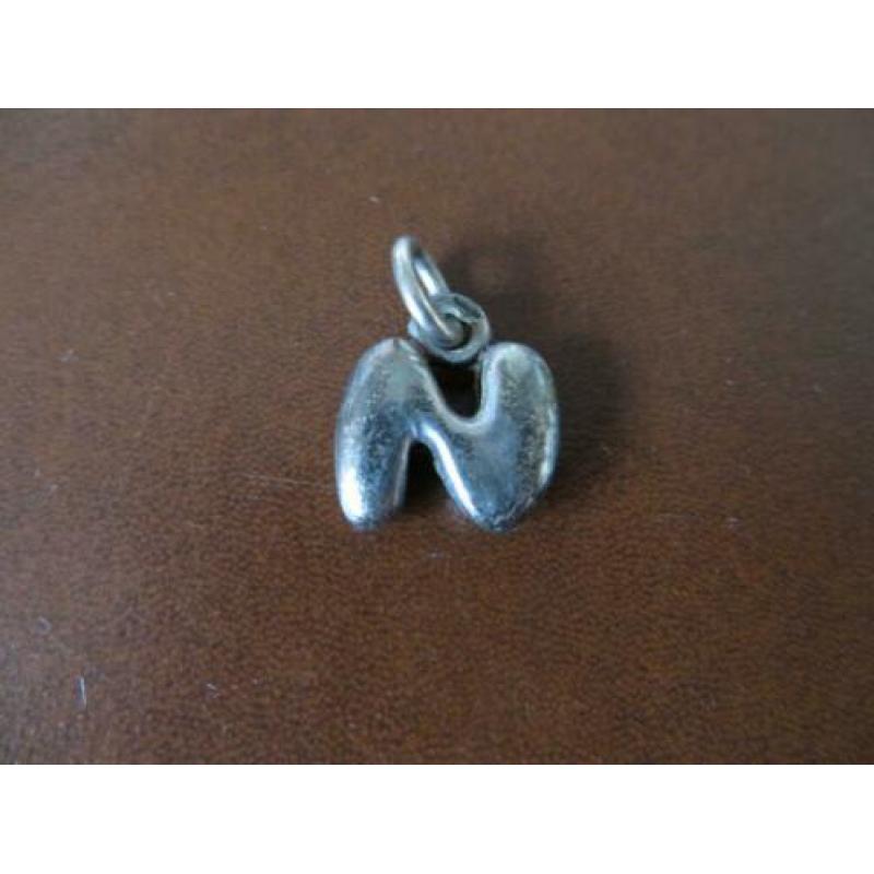 zilveren bedel/N/retro/ketting/Armband/sieraad/cadeau/