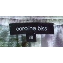 Romantische pastel blouse + sjaal van Caroline Biss maat 38