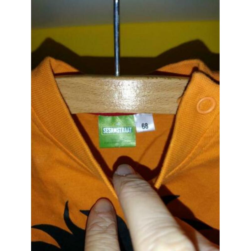 Sesamstraat mt 68 shirt van Ernie ZGAN