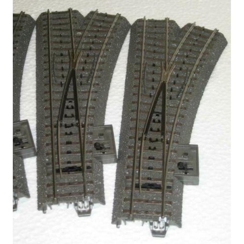Marklin 24612 Wissels Rechts - 4 stuks - Gebruikt