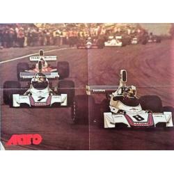 Race Poster Auto uit jaren ‘70