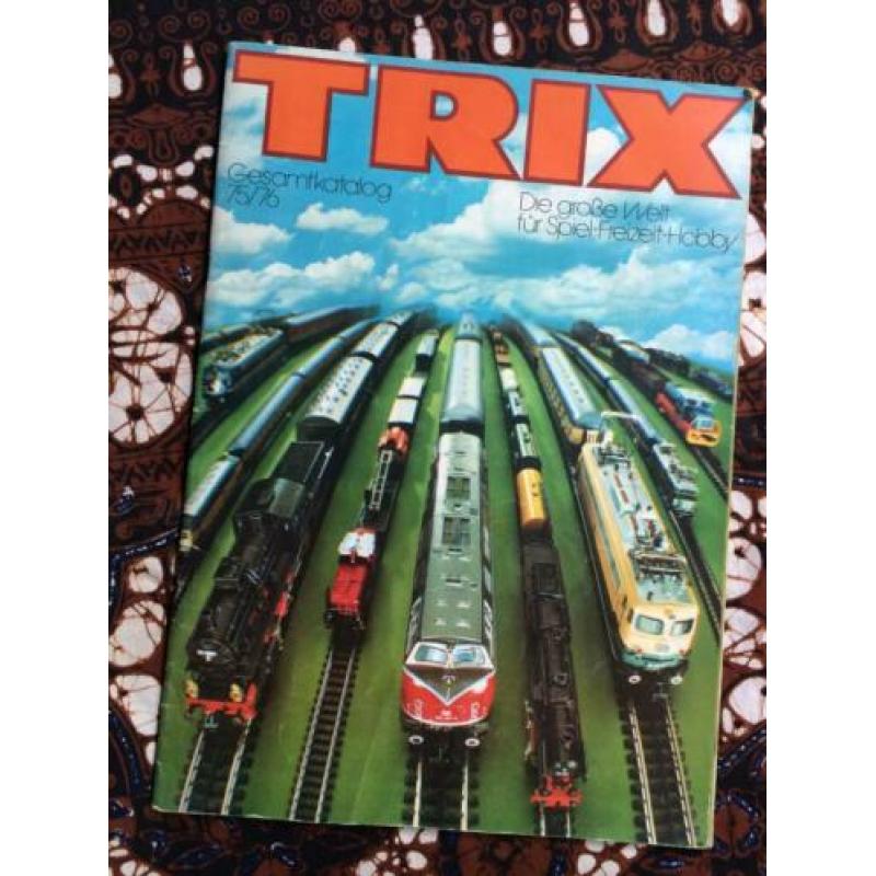 TRIX / MINITRX treinen catalogus uit 1975/76