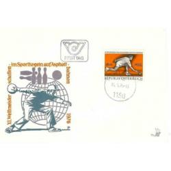 FDC Oostenrijk 1976 Sportkegeln
