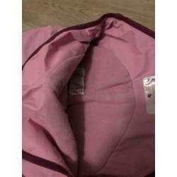 Roze skipak/ ski broek maat 122 / 128