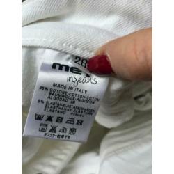 MET witte jeans