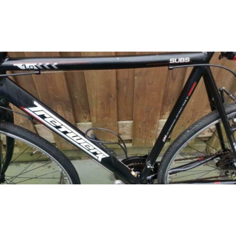 Sport fiets trekwerk 28 inch met 3x8 versnellingen