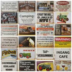Puch bromfiets logo reclamebord wandbord van metaal 30x20