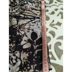 Summum print rok, zwart bruin wit maat 34