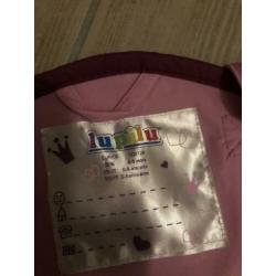 Roze skipak/ ski broek maat 122 / 128