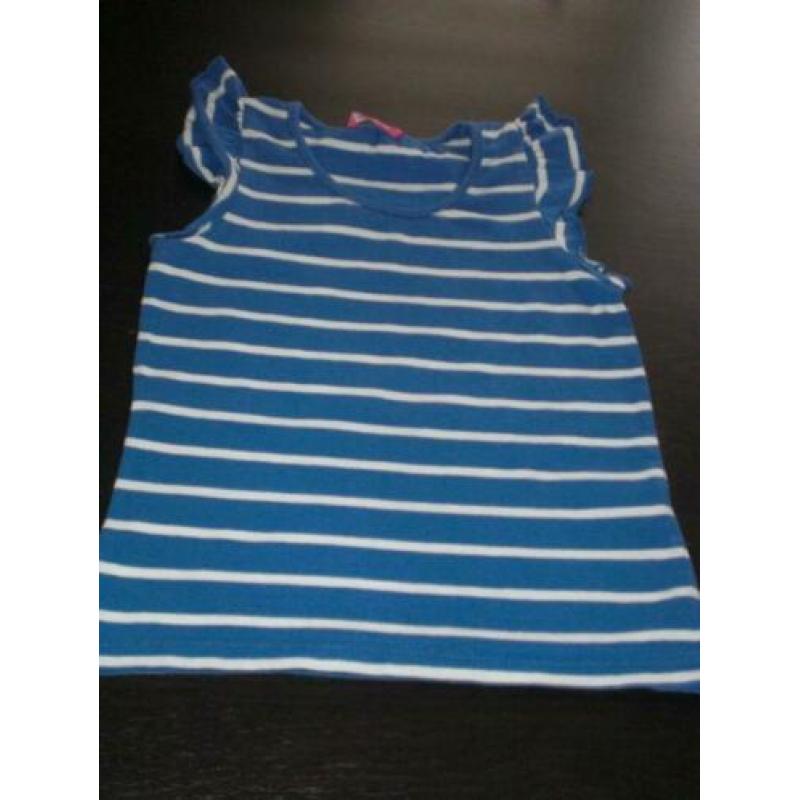 Vier Prachtige Zomer Shirtjes . Maat 122/128