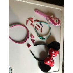 Minnie Mouse haarband eenhoorn borstel Hello Kitty