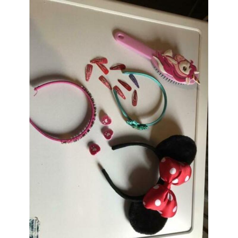 Minnie Mouse haarband eenhoorn borstel Hello Kitty