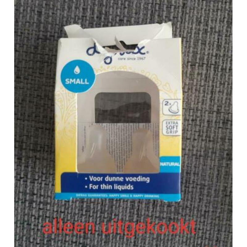 Difrax flessen en flesspenen 123 maat S