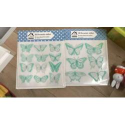 3D decoratieve stickers vlinders