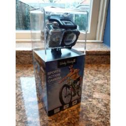 Wonky Monkey sports action camera, ongebruikt in verpakking