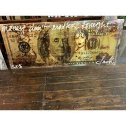 Unieke Jack Liemburg op dibond met aluminium frame 200x100cm