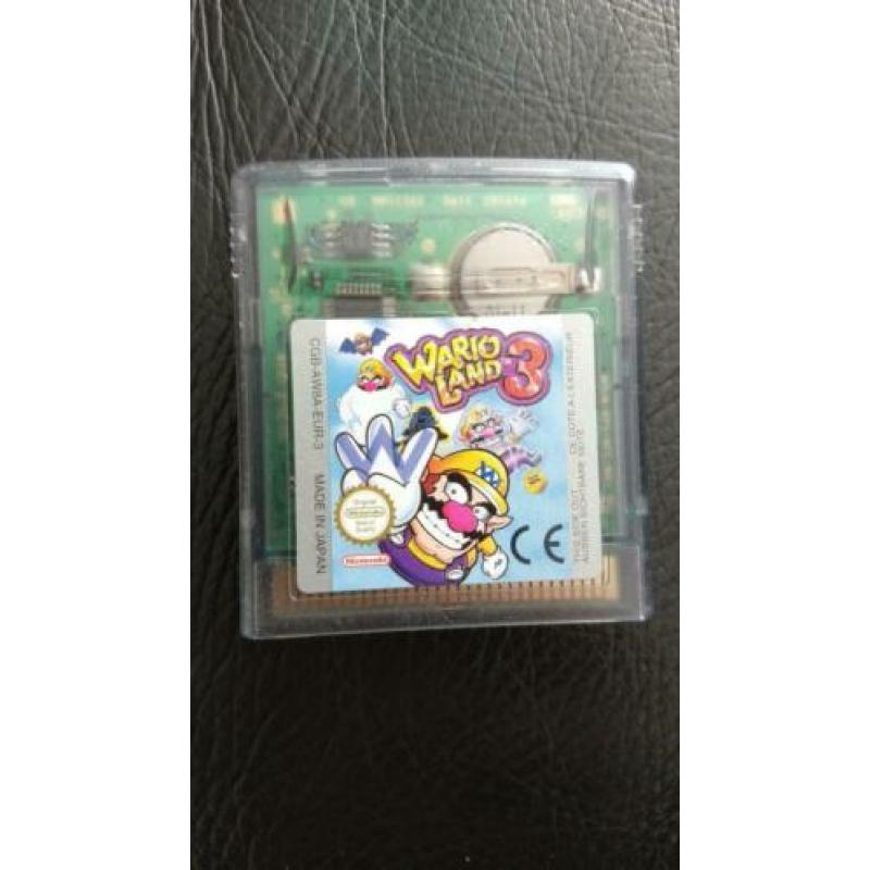 Gameboy spellen 4 stuks Wario Yoshi