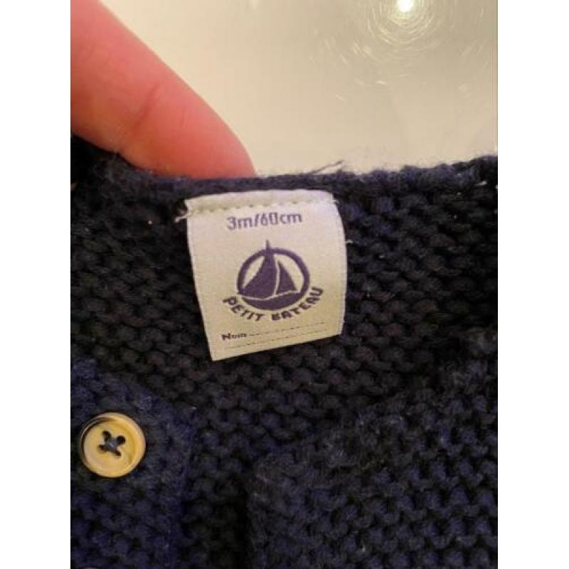 Petit Bateau vest maat 60cm/3m