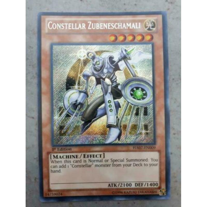 Constellar Zubeneschamali Secret Rare HA07 - YuGiOh