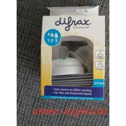 Difrax flessen en flesspenen 123 maat S