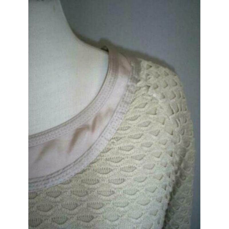 LECOMTE beige dubbele top maat 40
