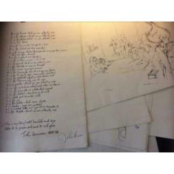 John Lennon ‘bag one’ map. Collectors item