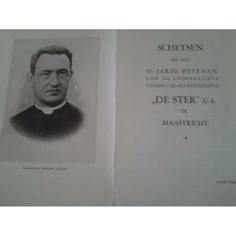 schetsen bij het 50 jarig bestaan.. .." DE STER" Maastricht