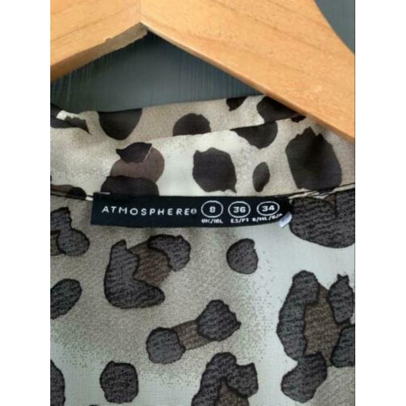 ATMOSPHERE | Superleuk panterjurkje met onderjurkje | 34