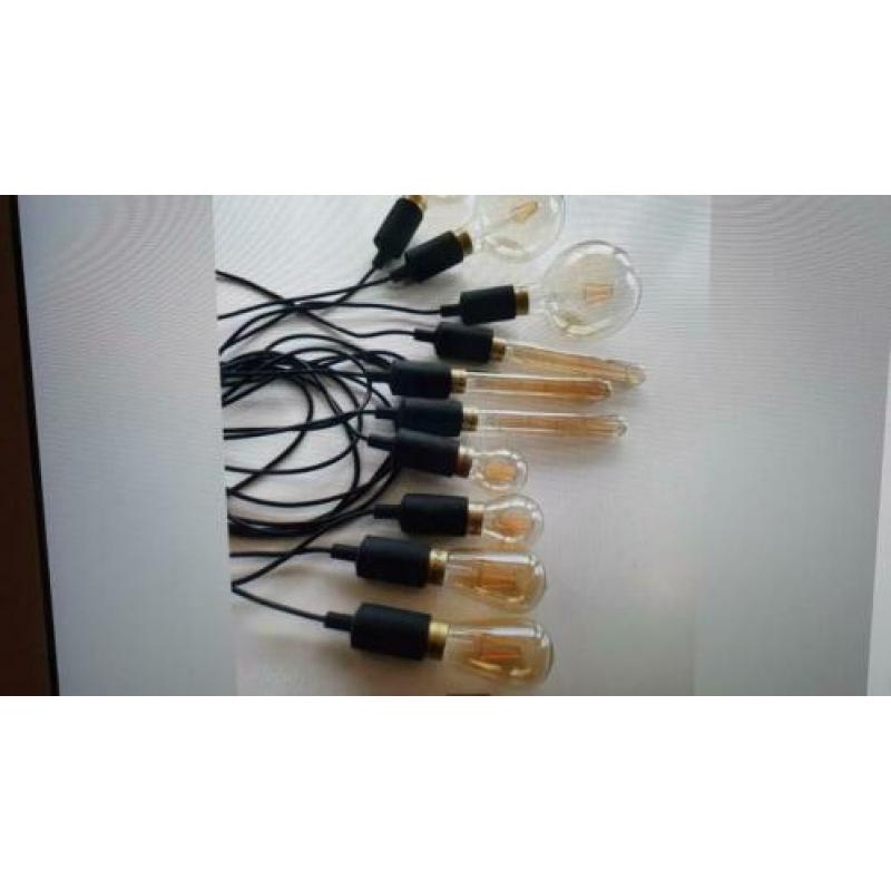 Lucide fix multiple spinlamp met 10 st E27 LED lampen
