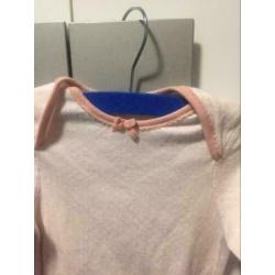 Roze meisje romper, maat: 92/98