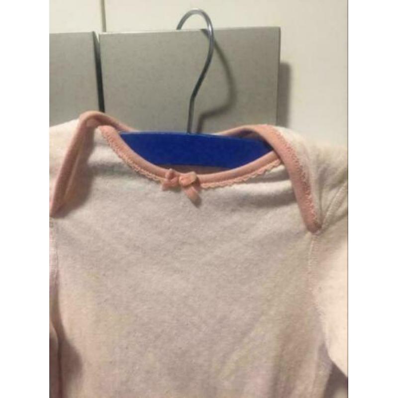 Roze meisje romper, maat: 92/98