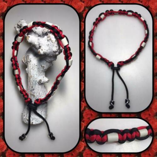 Anti teken halsband,teek vlooien. Op maat/kleur vanaf € 9,50
